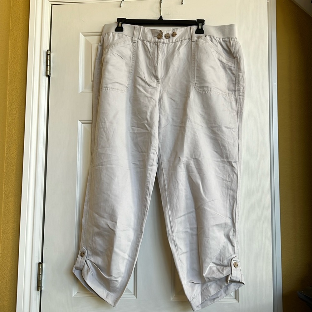 JJill pants ( 55 % Linen 45% Cotton )